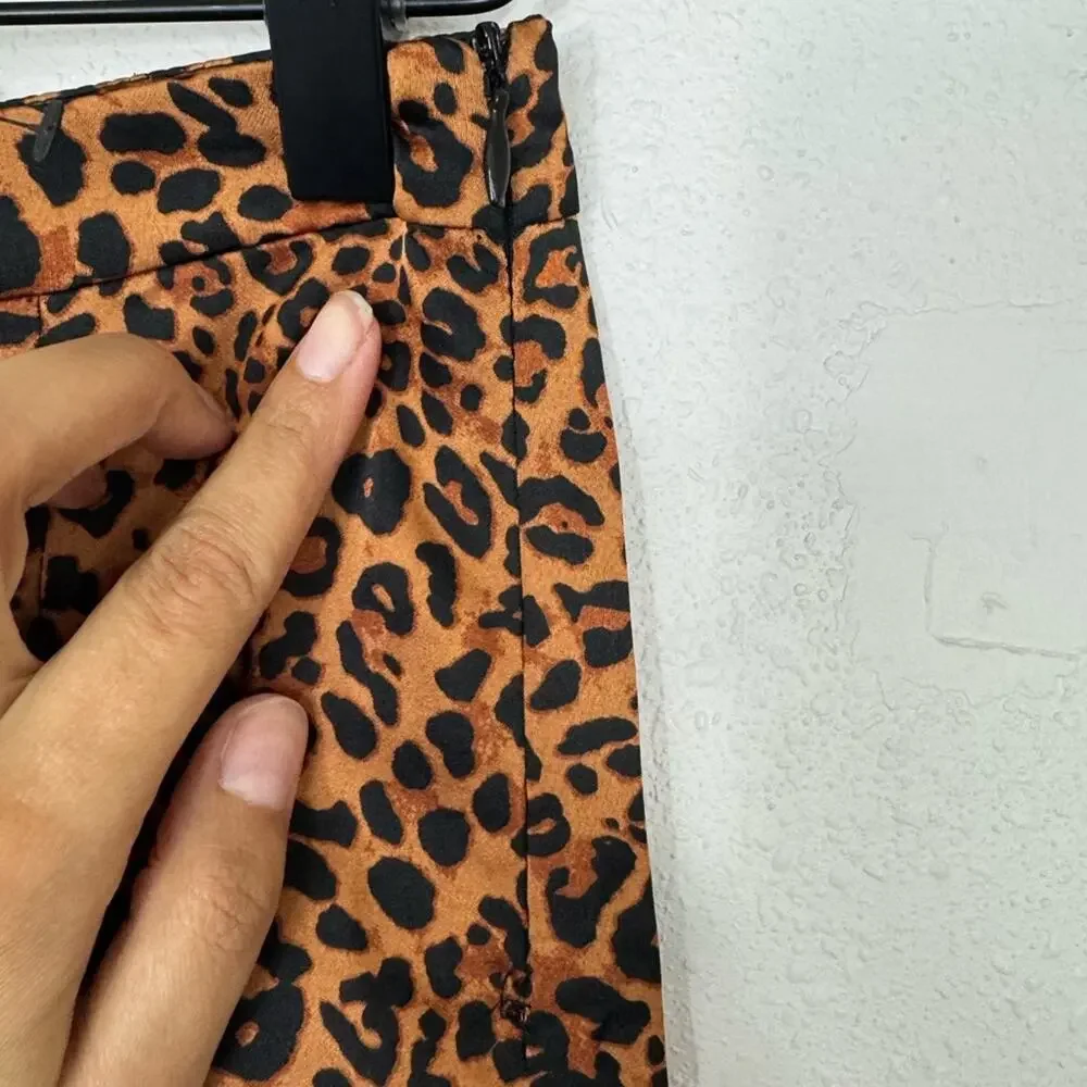 Lulus Cheetah Print Mini Skirt NWT Size Small - Picture 4 of 8